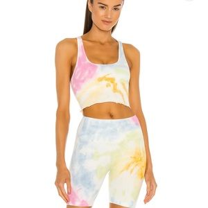 Spiritual Gangster Tie-Dye Biker Short Set